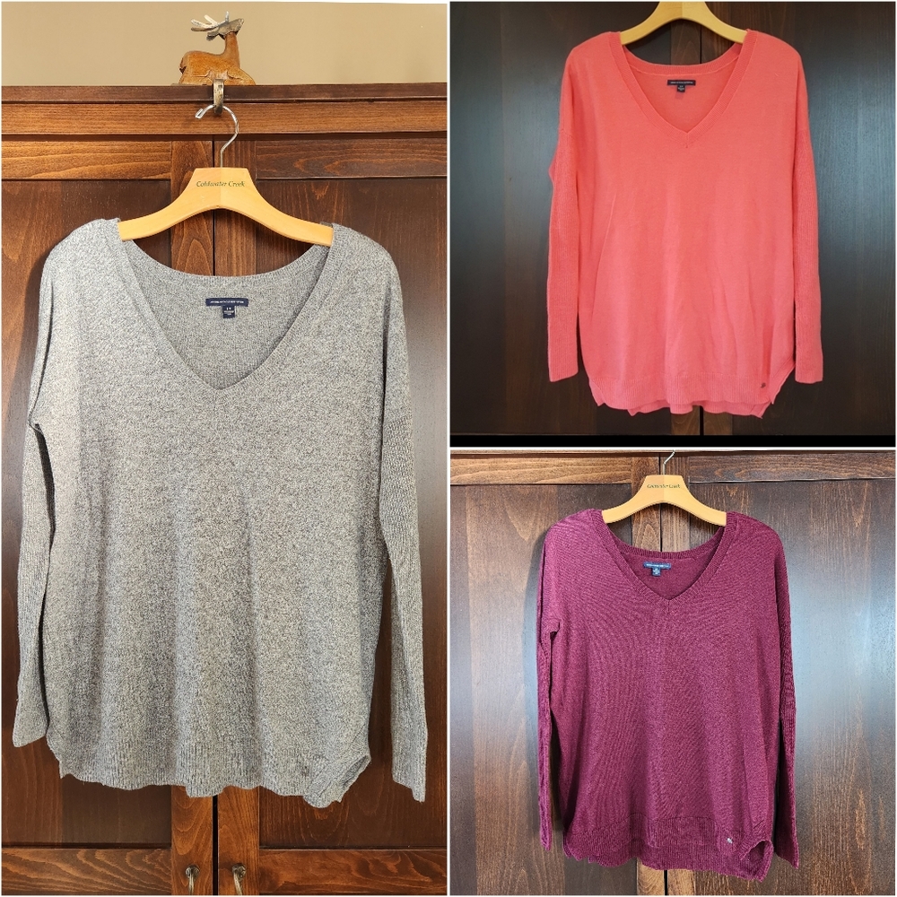 Ae Sweaters lot of 3